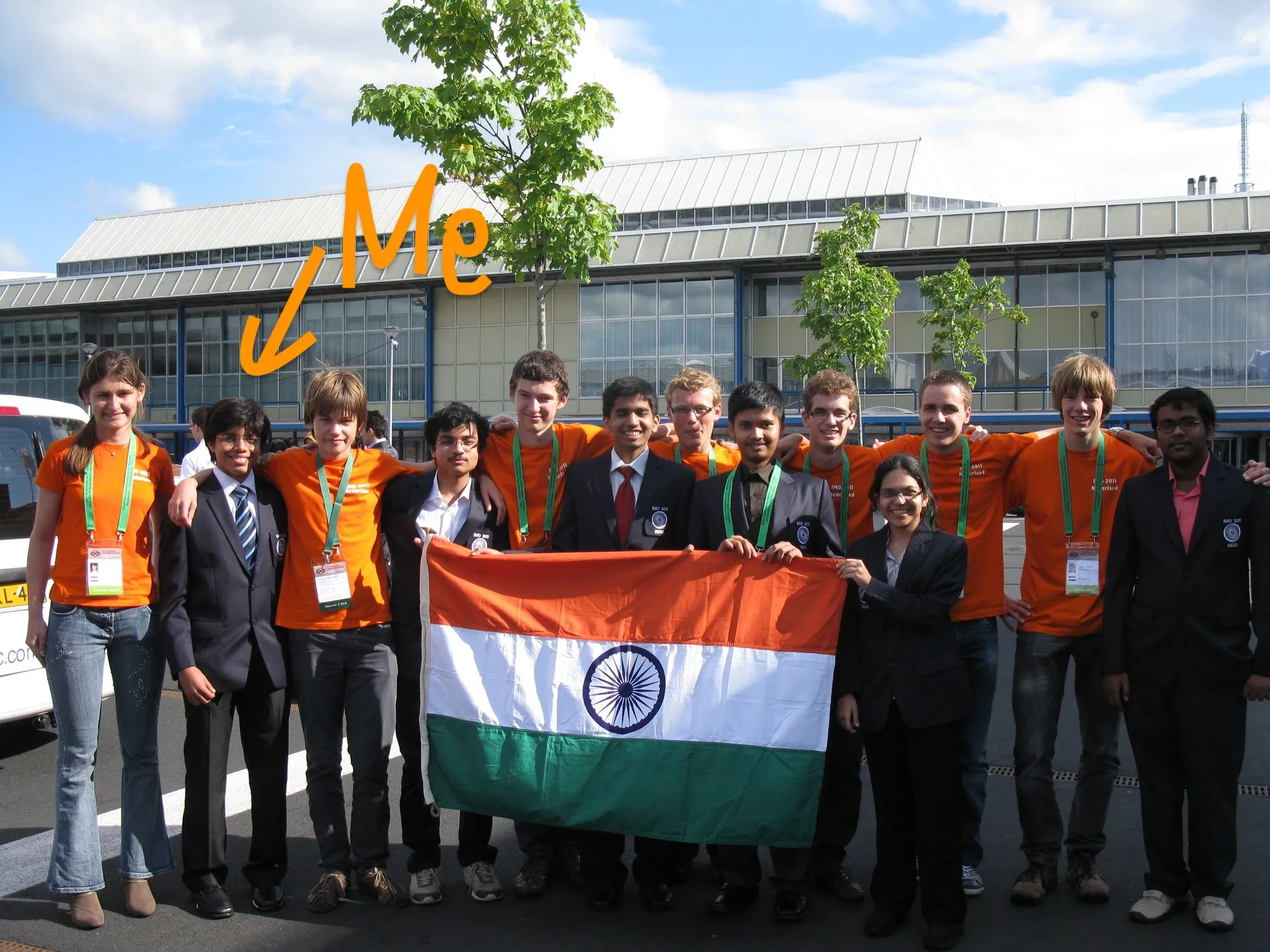 Indraneel at the International Math Olympiad 2011