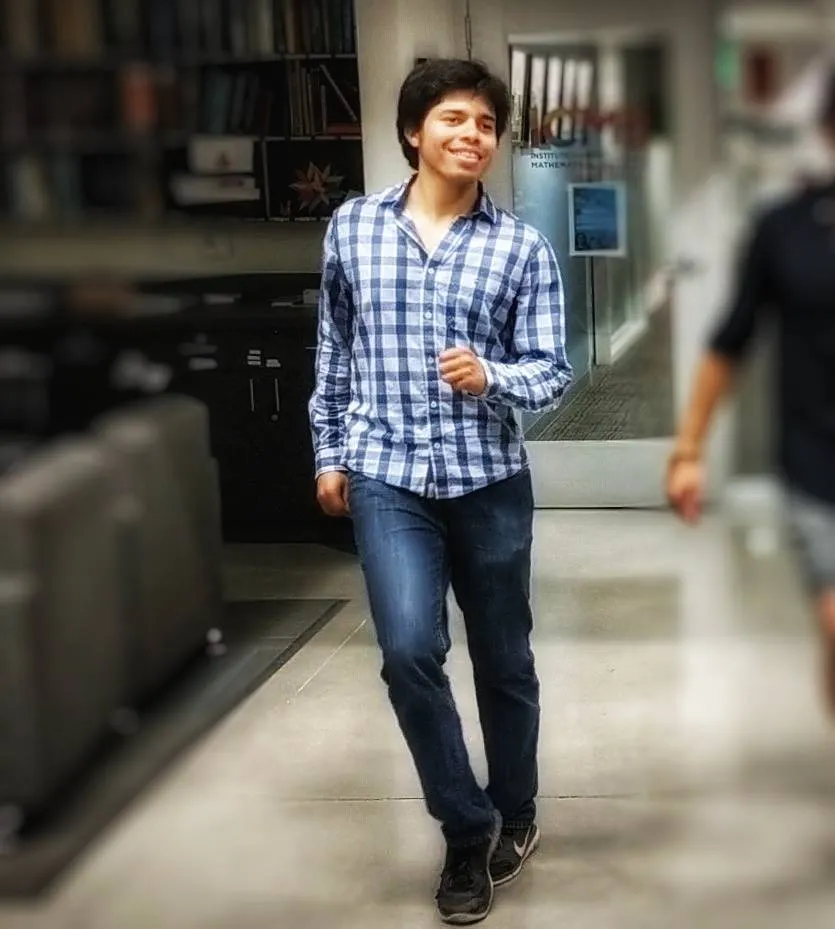 Indraneel learning salsa at a dance workshop